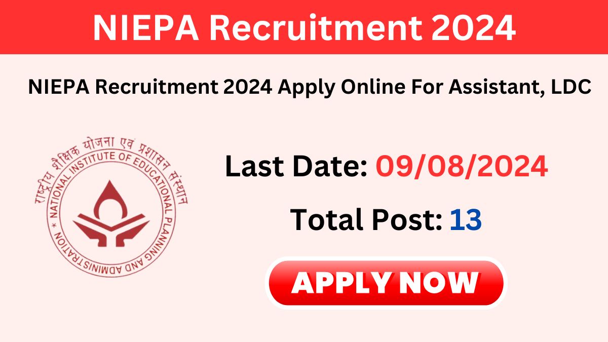 NIEPA Recruitment 2024
