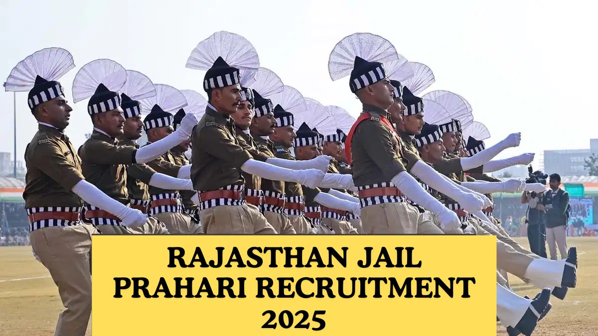 Rajasthan Jail Prahari Recruitment 2025