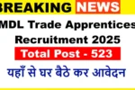 MDL Trade Apprentices Recruitment 2025