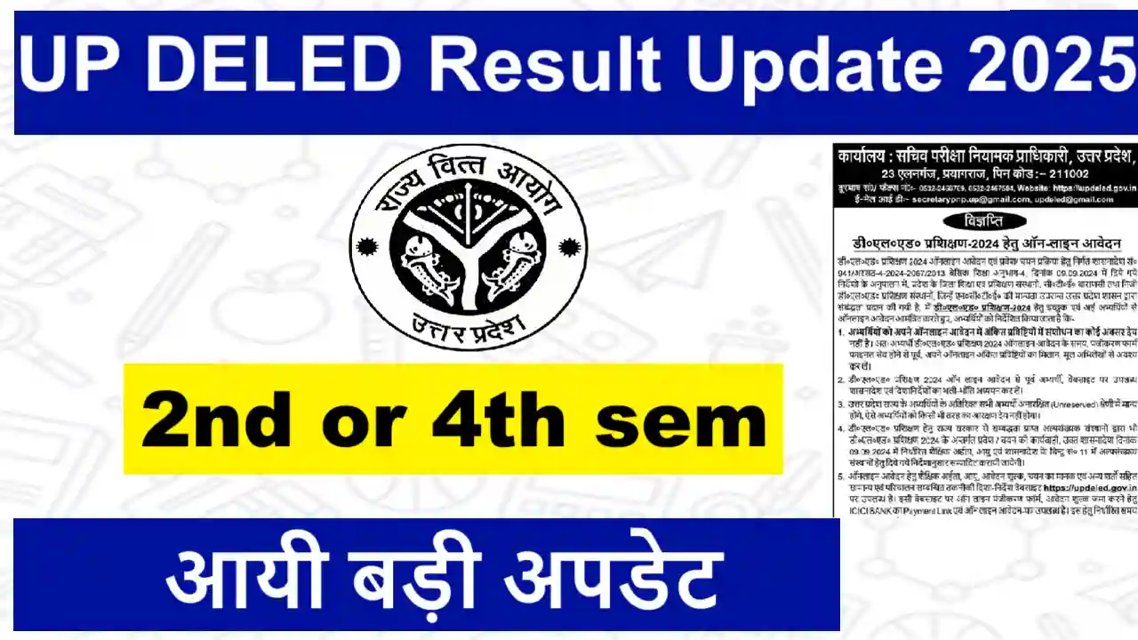 UP DELED Result 2025